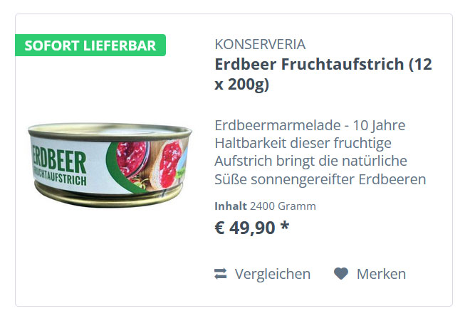 Erdbeer Fruchtaufstrich